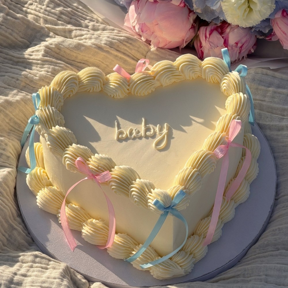 Baby shower vintage srdce OLLIES